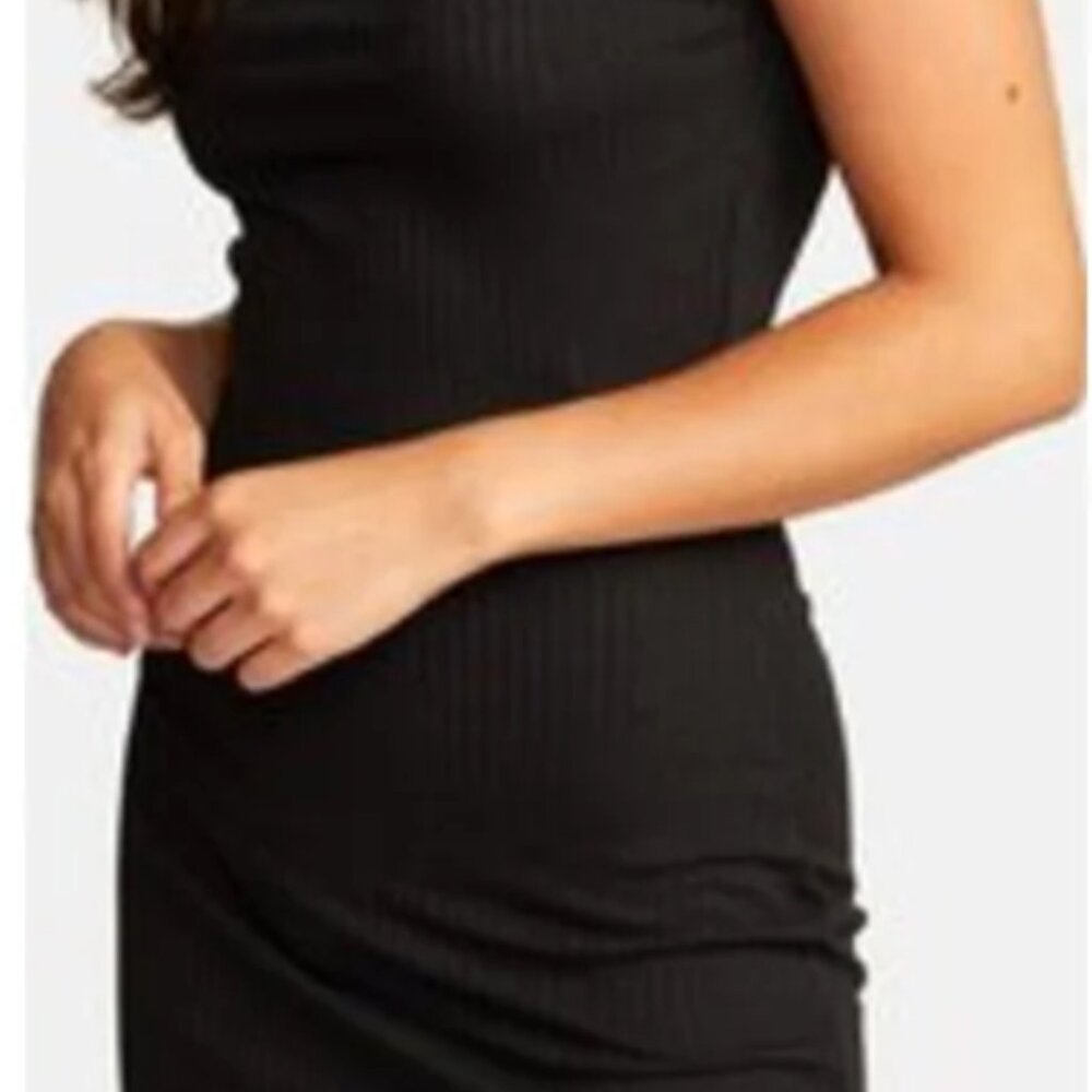 RVCA Women's Libra Mini Dress, Black, M - Picture 2 of 2